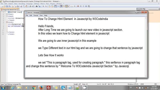 Content Change in Javascript смотреть онлайн