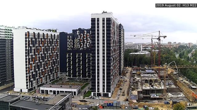 Стройка ЖК Летний сад (1 камера) 02 августа 2019 г смотреть онлайн