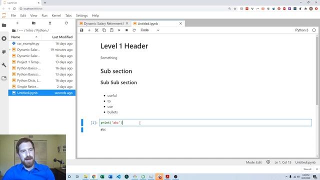 Using Jupyter to Structure a Python Model - The Depth of a Financial Model, Continued смотреть онлайн