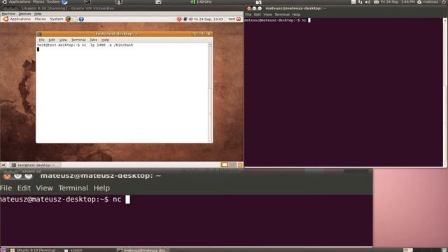 Netcat Basic Telnet Server смотреть онлайн