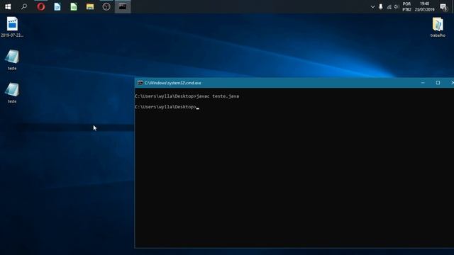 Escrevendo, Compilando e executando em Java #Java #JavaC смотреть онлайн