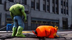 THE HULK VS ANGRY BIRDS RED - EPIC BATTLE
