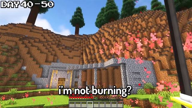I Survived 100 DAYS as NEZUKO in Demon Slayer Minecraft! смотреть онлайн