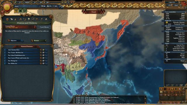 Europa Universalis 4 IV - Japan Ironman Hard 17 смотреть онлайн