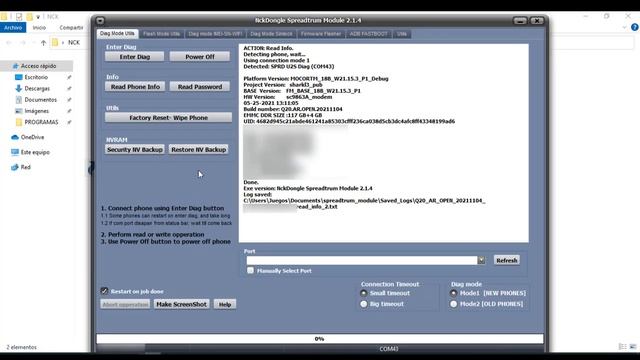 QUANTUM Q20 SPREADTRUM (SC9863A) IMEI REPAIR AND BACKUP SECURITY NV BY NCK.✅✅ смотреть онлайн