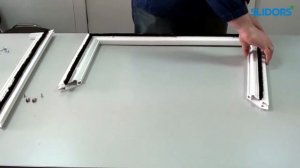 Сборка москитной сетки SLIDORS Panorama 2.0 (Слайдорс Панорама)