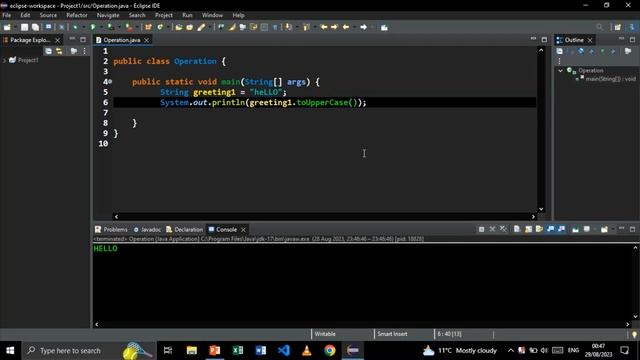 JAVA STRING METHODS | STRING METHODS IN JAVA | L-17 | JAVA COURSE FOR BEGINNERS 2023 смотреть онлайн