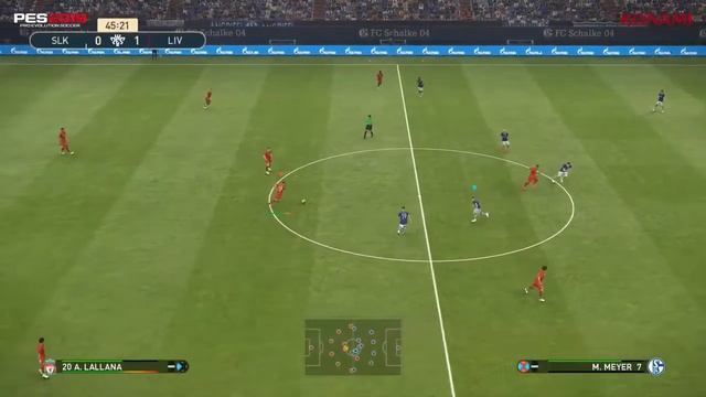 PES 2019 GAMEPLAY SCHALKE 04 VS LIVERPOOL FC VELTINS ARENA смотреть онлайн