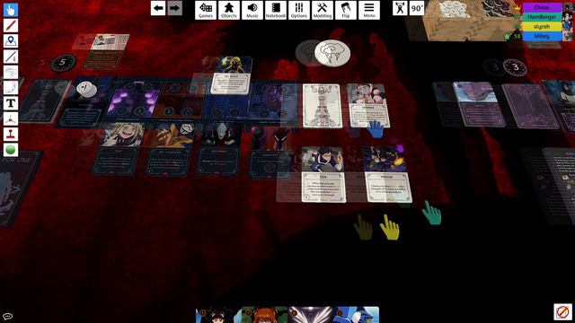 Michael's Big Party at Konoha - Anime Villainous Four Player Match on Tabletop Simulator смотреть онлайн