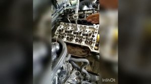 Затяжка головки динамометрическим ключем, двигатель м111 w210  Мерседес