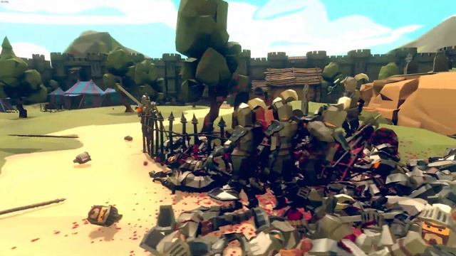 WARBOX SANDBOX! Active Ragdoll Physics! Realistic Epic NPC War Battle! #2 смотреть онлайн
