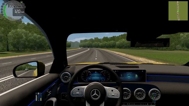 MERCEDES BENZ CLA 250 AUTO | CITY CAR DRIVING 1.5.9.2 | G29! смотреть онлайн