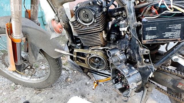 Замена цепи ГРМ двигателя FMM169/250cc VXR250cc/Viper Часть#1