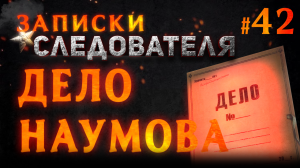 Записки следователя #42 «Дело Наумова»