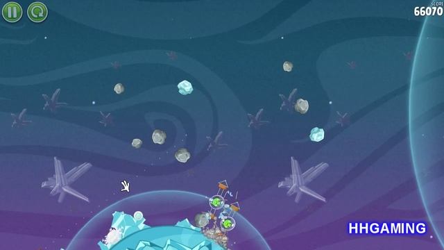 Angry Birds Space - Walkthrough 2-22 3 stars cold cuts level guide how to get three star levels смотреть онлайн