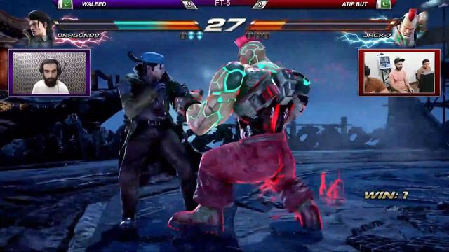 Waleed (Dragunov) vs Atif Butt (Jack 7) Tekken 7 FT-5 Match смотреть онлайн