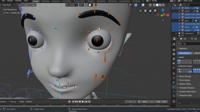 Auto rig pro Face Rig in blender 2.8 part - 1 смотреть онлайн