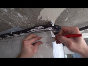 Установка натяжного потолка без нагрева гарпунным способом, комплект "Сделай Сам" от компании РКК