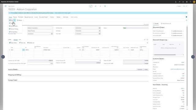 Automated email sending - Document Output смотреть онлайн