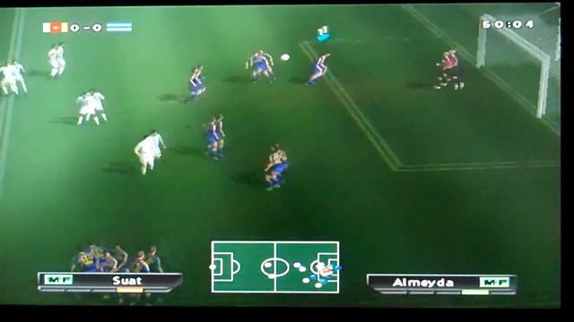 Pro Evolution Soccer 2 Playstation 2 Gameplay смотреть онлайн