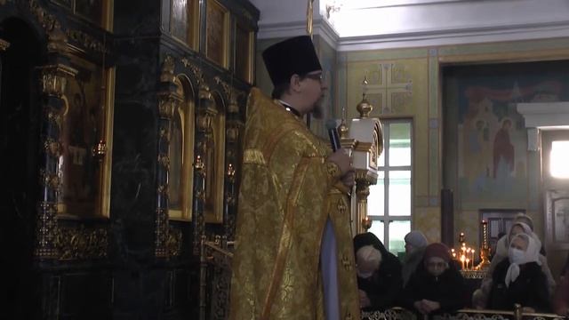 Проповедь иерея Константина Корепанова на Божественной литургии 14.03.2021 года смотреть онлайн
