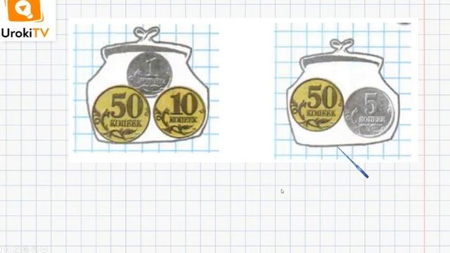 Рубль Копейка. Математика 2 класс смотреть онлайн
