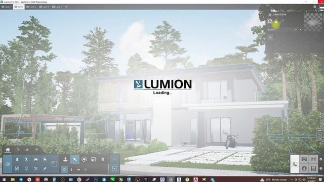 LUMION12 EXTERYER SAHNASINI ISHLASH EXTERIOR  #03 LUMION RENDER ARCHITECTURAL @freelumionsetup