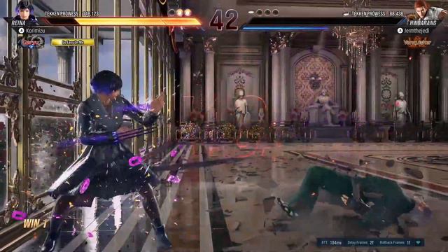 spamming with Reina gives me the 3-0 | Tekken 8 смотреть онлайн