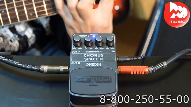 Гитарный эффект BEHRINGER CD400 CHORUS SPACE-D смотреть онлайн