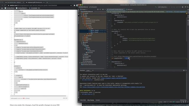 Implementing gRPC Service (Server) Using Java + Gradle смотреть онлайн