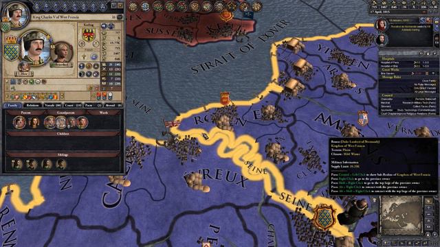 Let's Play Crusader Kings II Iron Century France - Part 17 смотреть онлайн