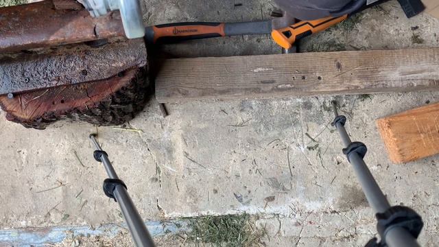 Кусок рельса аккумуляторной болгаркой dewalt dcg402 смотреть онлайн