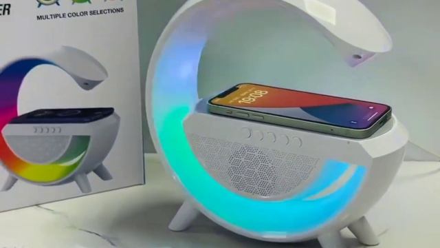 LED WIRELESS CHARGING SPEAKER | Revajgifts.com