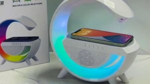 LED WIRELESS CHARGING SPEAKER | revajgifts.com