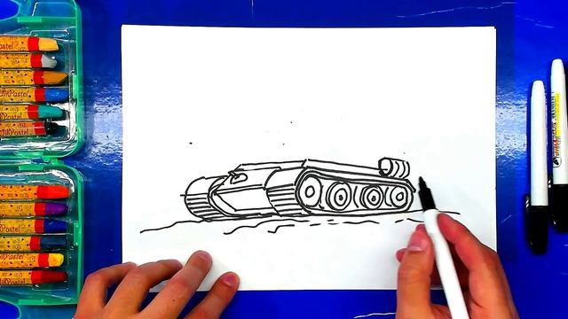 Рисуем ТАНК только макрером смотреть онлайн