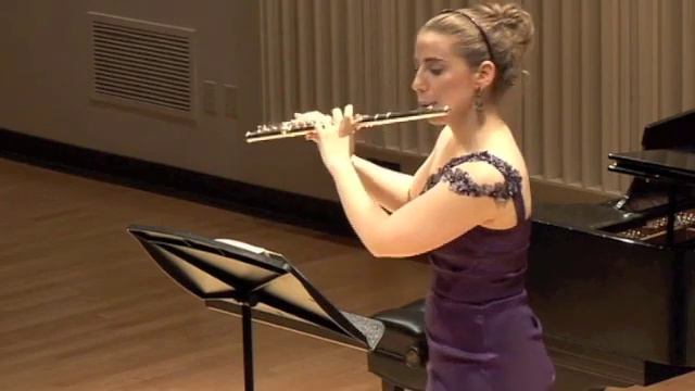 Elizabeth Erenberg plays J.S. Bach Partita in A minor for flute alone, BWV 1013, Corrente смотреть онлайн