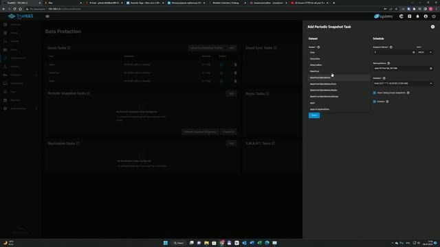 Настройка Truenas Scale. Smart, Snapshots, Scrub