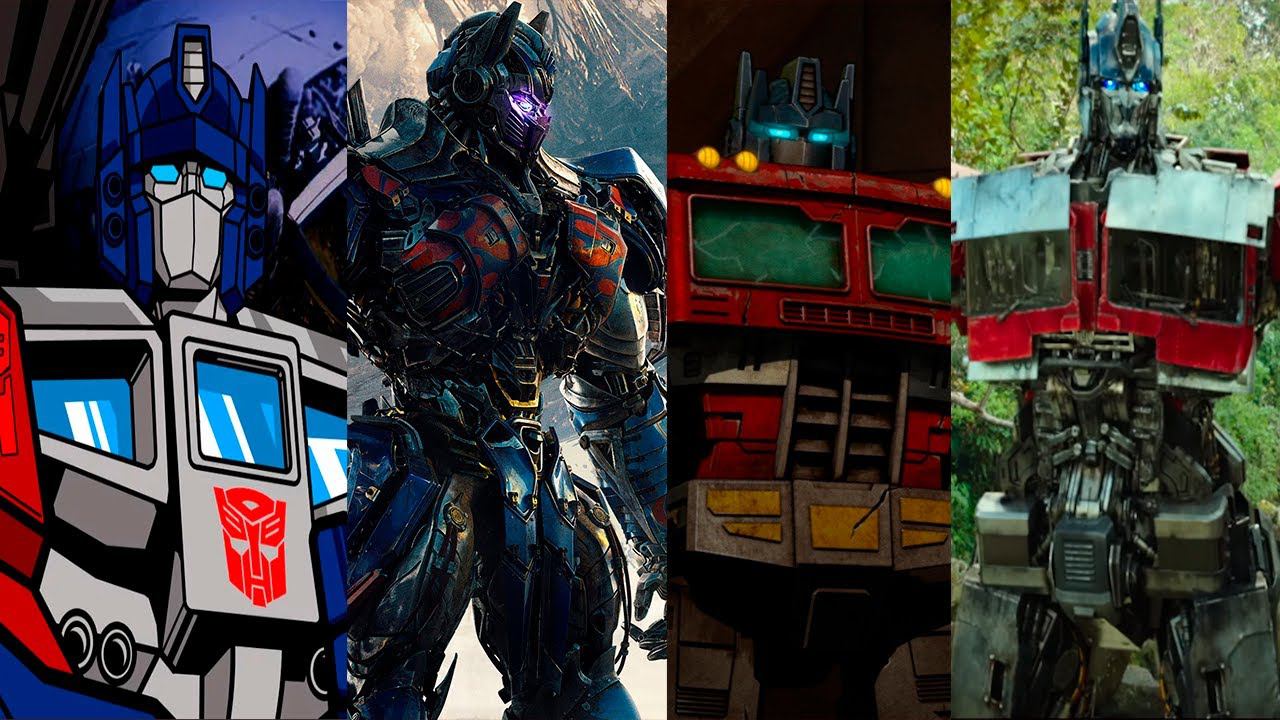 Эволюция Оптимуса Прайма в мультфильмах и кино (1984-2023) смотреть онлайн