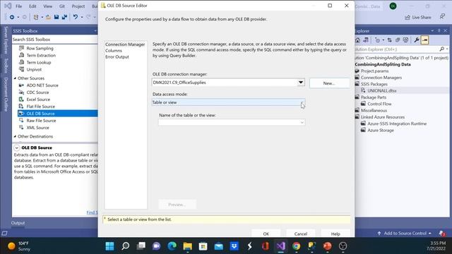 3 - SSIS UNION ALL Transformations смотреть онлайн