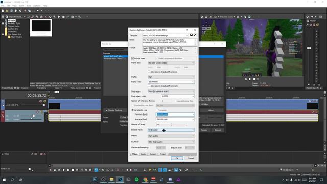 Best Recording and Render Settings for Minecraft 2021 [OBS + VEGAS] смотреть онлайн