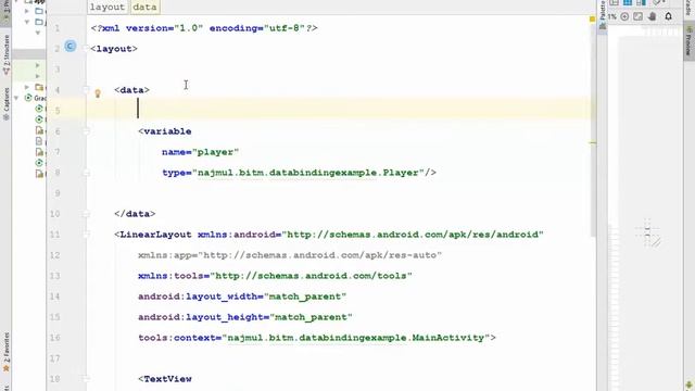 Android Basic Tutorial 31 (object binding) смотреть онлайн