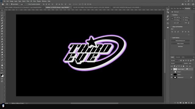 Making Y2K Logos Realtime (+ FREE Y2K ASSETS) Illustrator & Photoshop!