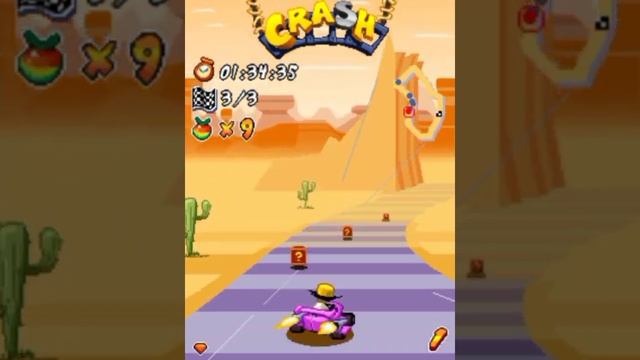 Zerando Crash Bandicoot Nitro Kart [MODO ARCADE] (EMULADOR DE JAVA PARA ANDROID) смотреть онлайн