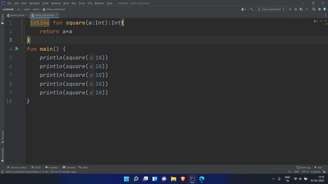 Kotlin Inline Function | Kotlin complete course in Hindi | #34 смотреть онлайн