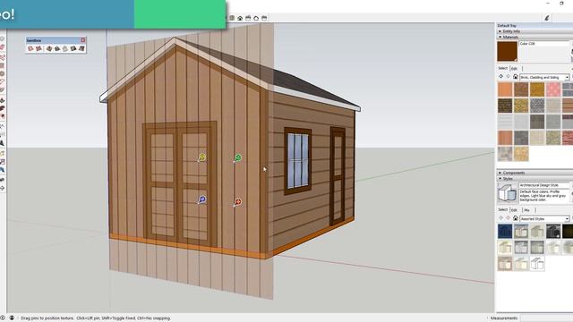 Creating Custom Textures in SketchUp using Position Texture - SketchUp Quick Tips смотреть онлайн