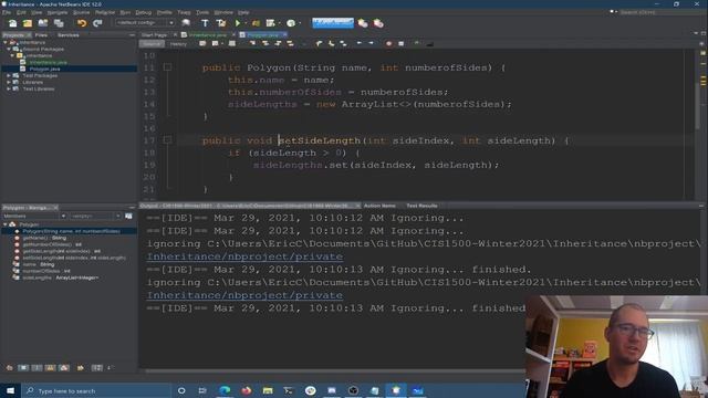 CIS 1500 - Intro to Programming ( Java ) - Inheritance part 1 - Winter 2021 смотреть онлайн