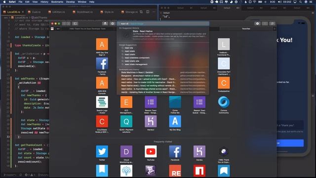Live Code - Reason React Native - Thank You App 1 смотреть онлайн