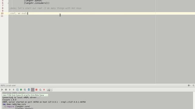Clojure screencast — RabbitMQ part 1 смотреть онлайн