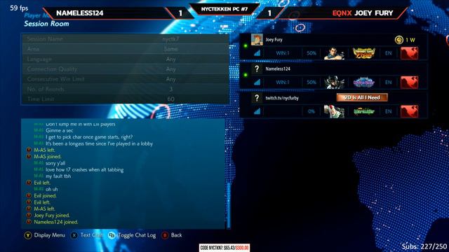 Tekken 7 @ NYCTekken PC #7 - Pool Play [TIMESTAMPS] [1440p/60fps]