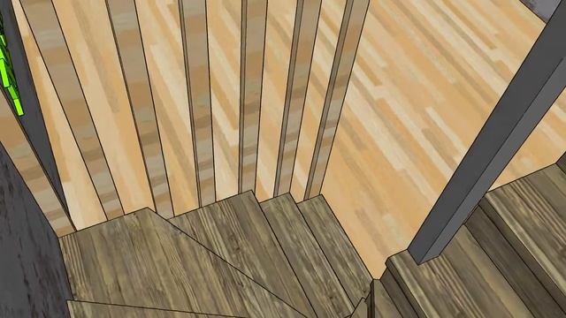 Эскиз лестницы под зашивку, ступень, подступенок, плинтус. смотреть онлайн